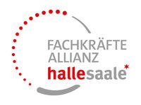 Logo der neuen Fachkräfteallianz Halle (Saale) mit hinterlegter Datei