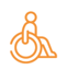 Gebäude für Rollstuhlfahrer zugänglich
